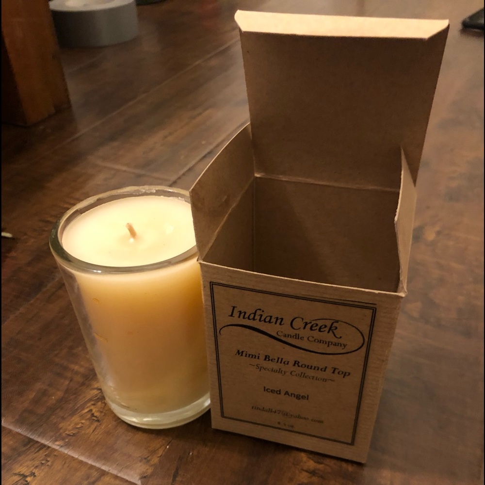Indian Creek hand poured candle-Iced Angel